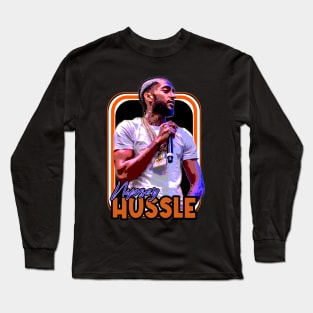 Nipsey's Hustle A Glimpse Into His Inspirational Journey Long Sleeve T-Shirt